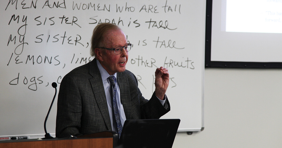 Cooley Law School Distinguished Professor Emeritus Joseph Kimble 