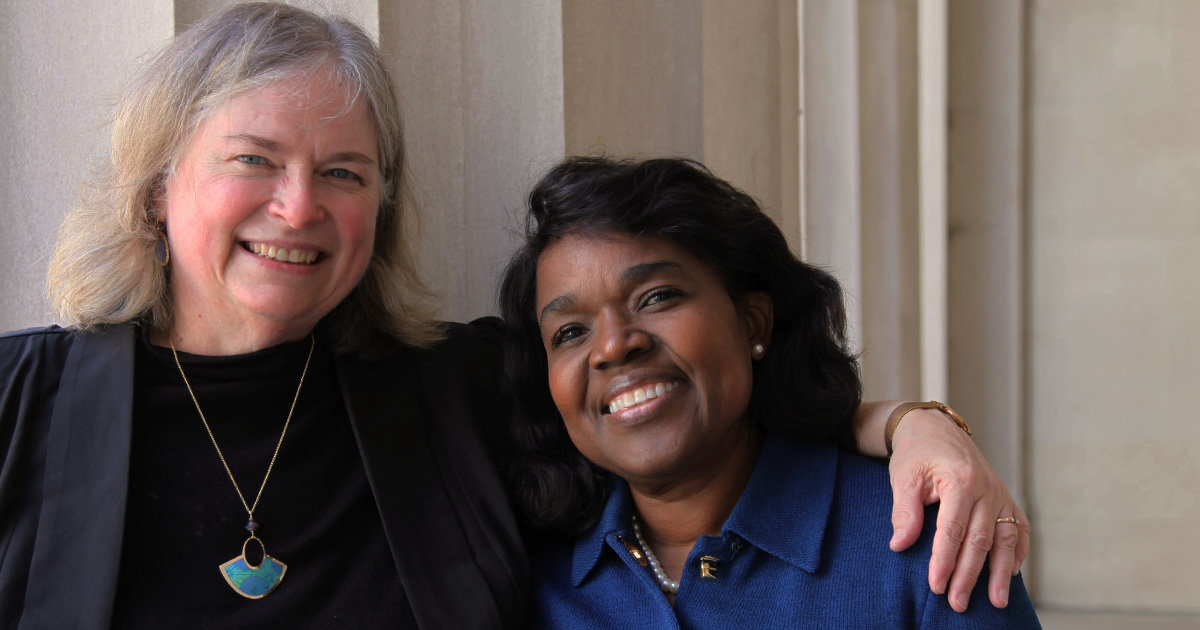Cooley Law School Professors Kimberly O'Leary and Mable Martin-Scott